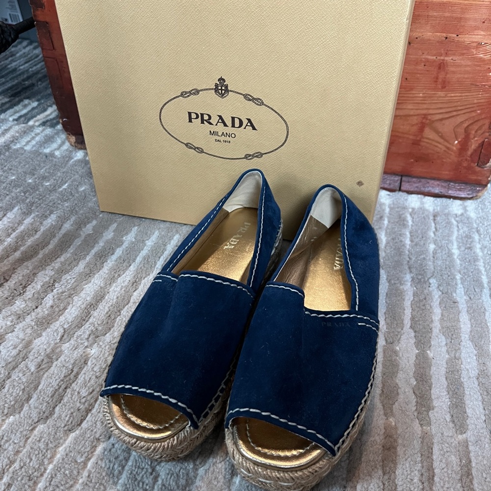 PRADA PLATFORM ESPADRILLES